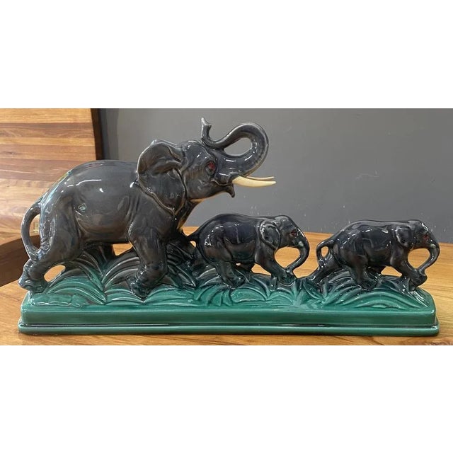 Elephant Ceramic Sculpture, 1960s For Sale - Image 5 of 10