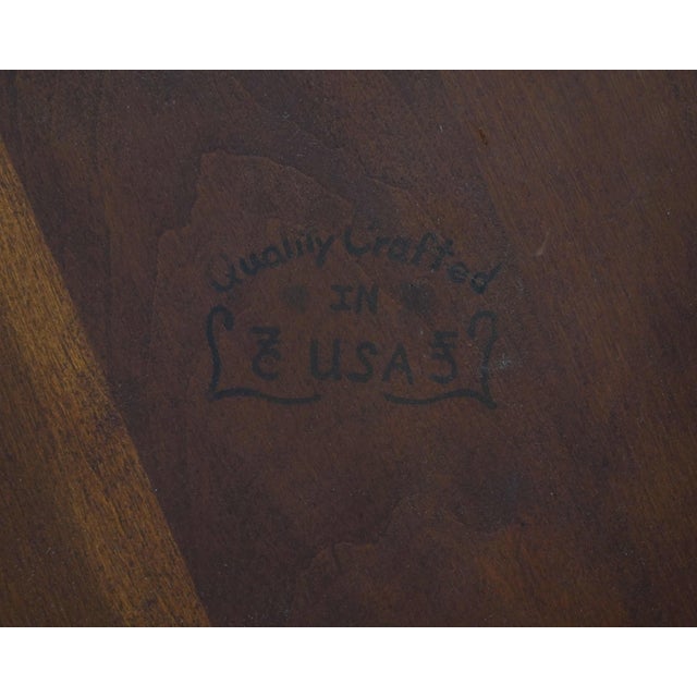 Set of 6 Solid Cherry Brace Back Windsor Chairs For Sale - Image 18 of 18