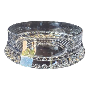 Mid 20th Century Mid-Century Modern Czech Republic Crystal Bowl