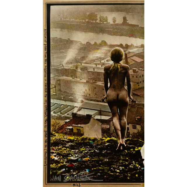 Abstract Jan Saudek Untitled (#43) 1889 Signed Photography Gelatin Silver Print For Sale - Image 3 of 7