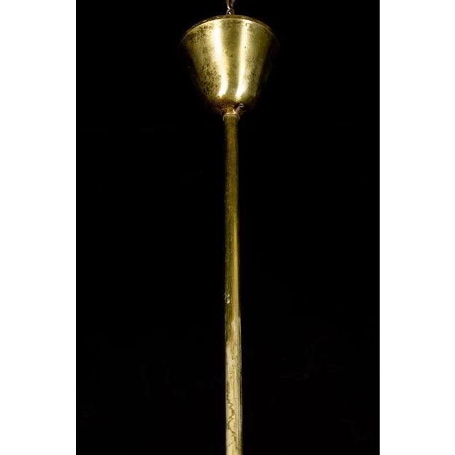 Mid-Century Ceiling Fixture or Pendant by Luigi Brusotti, Italy, 1940s For Sale - Image 6 of 18