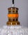 Vintage Ceramic and Glass Pendant Light, Italy, 1960s For Sale - Image 4 of 12