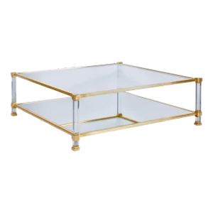 Gwyneth Glass & Acrylic Cocktail Table