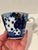 1990s Vintage Imperial Porcelain Church Bells Tea Set 3 Pc LFZ Lomonosov Teapot, Cup, Saucer For Sale - Image 5 of 12