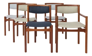 Dining Chairs by Sax, Denmark 160s, Set of 5