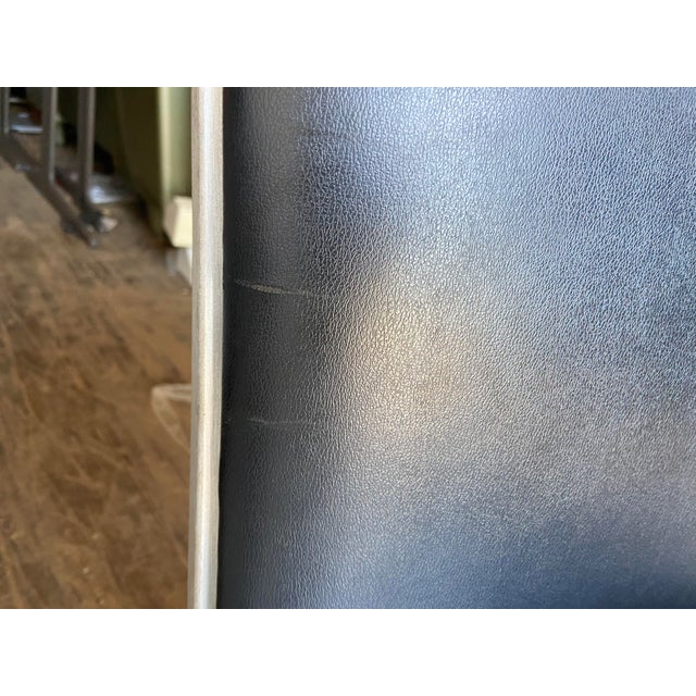 Pre Owned Emeco Navy Swivel Aluminum Desk Chair For Sale - Image 10 of 12