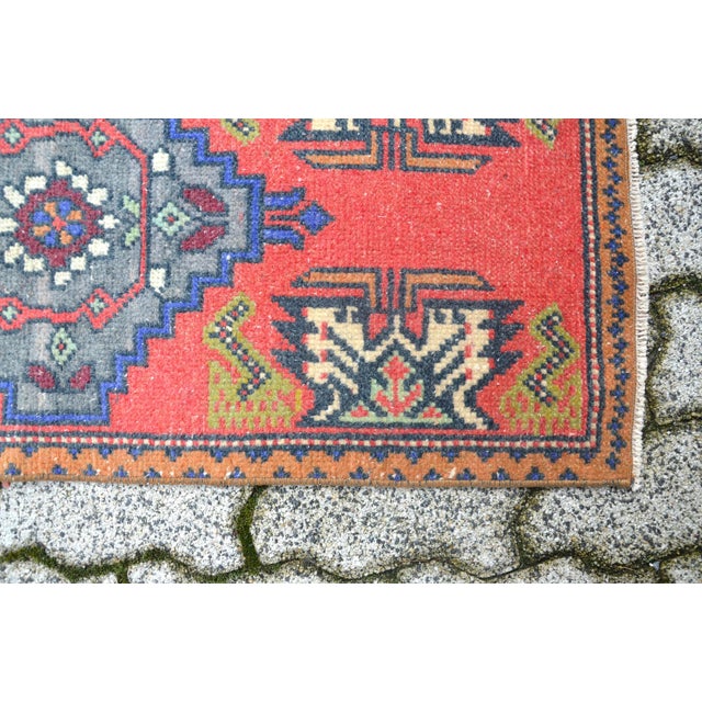 1960s Vintage Anatolian Hand-Knotted Rug For Sale - Image 4 of 6