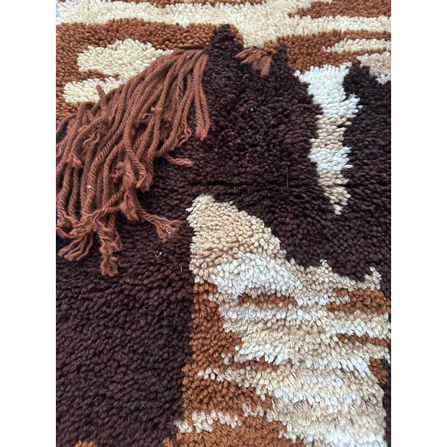 Modern Vintage Artistic Hand Knotted Tapestry, 1970s For Sale - Image 3 of 17