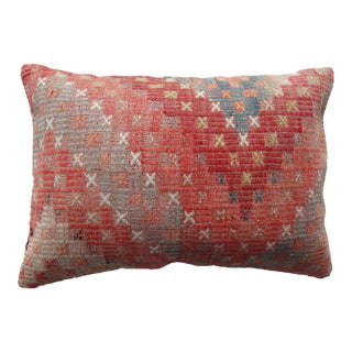 Lumbar Kilim Rug Pillow Cover For Sale