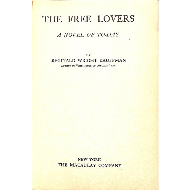 Art Deco "The Free Lovers" 1925 Kauffman, Reginald Wright For Sale - Image 3 of 5