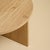 Round Oak Coffee Table by Lebanto For Sale - Image 4 of 6