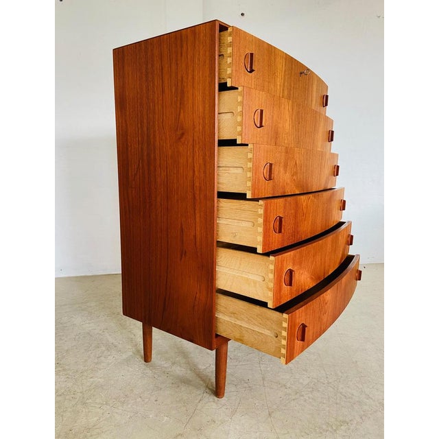 Brown Mid-Century Danish Rosewood Chest of Drawers from Design M For Sale - Image 8 of 18