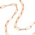 Unisex 14k Rose Gold 5.20mm Oval Paper Clip Link Chain Necklace For Sale - Image 4 of 8
