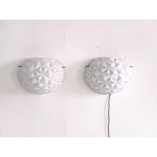 Italian Murano Glass Wall Sconces in Modern Geometric Shape, 1990s, Set of 2 For Sale - Image 10 of 15