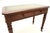 Antique Victorian Leather Top Writing Table, 1860 For Sale - Image 9 of 10