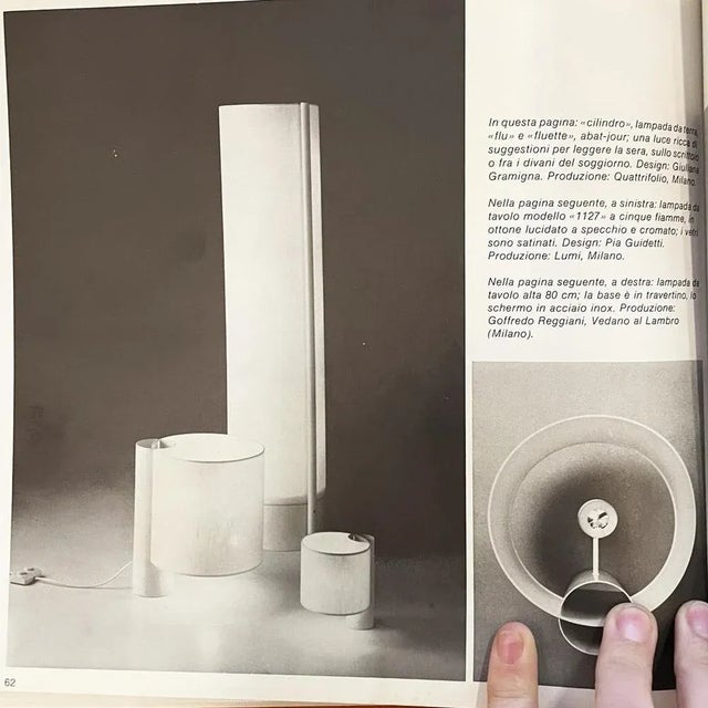 Italian Modern Flu Floor Lamp by Giuliana Gramigna for Quattrifolio, 1970s For Sale - Image 11 of 13