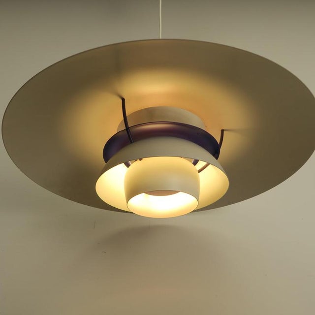 1960s PH 5 Pendant Lamp by Poul Henningsen for Louis Poulsen, 1958 For Sale - Image 5 of 13
