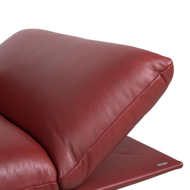 Francis 2-Seater Sofa in Red Leather from Koinor For Sale - Image 6 of 18