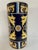 Ink Blue Vintage Mid 20th Century Italian Majolica Ceramic Umbrella Stick Stand For Sale - Image 8 of 14