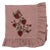 Sharland England Fraises des Bois Ruffled Napkins in Dusty Pink - Set of 4 For Sale