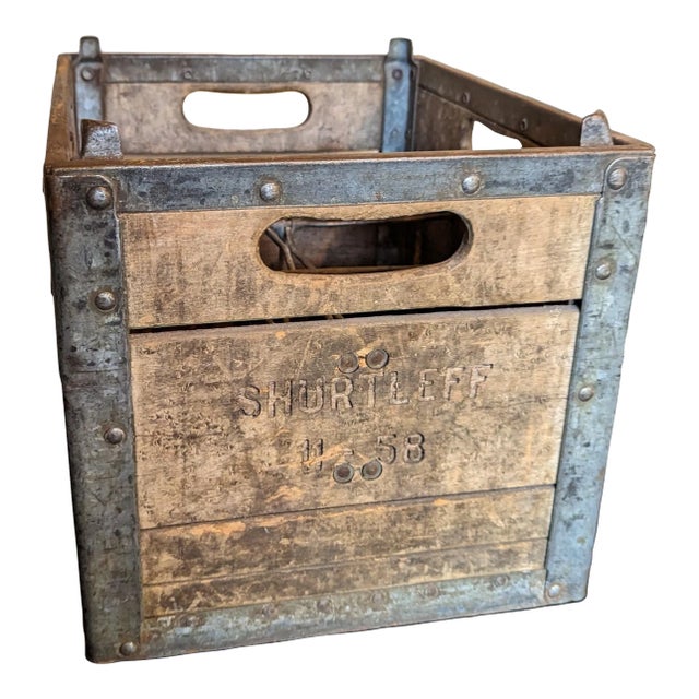 1958 Shurtleff Ice Cream Company Crate For Sale