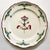 Vintage Saint Amand French Revolution A Ca Ira Coats of Arms Dessert Plate Set produced in mid-20th-century as a...