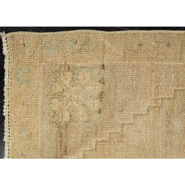 Early 21st Century Turkish Mini Rug Oriental Hand Knotted Vintage Rug 1'8" x 3'4" #21180 For Sale - Image 5 of 8