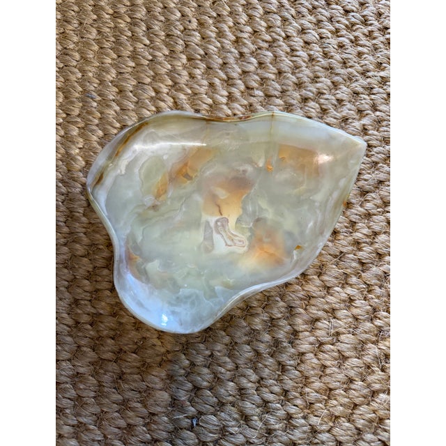 1970s Organic Shape Alabaster Leaf For Sale - Image 5 of 5