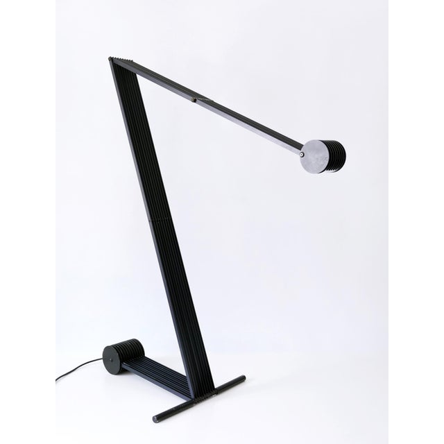 Metal Adjustable Floor Lamp Metri by Bernhard Bartels for Basis Designleuchten, 1990s For Sale - Image 7 of 18