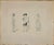 Adolphe Willette, Characters, Late 19th Century, Drawing For Sale - Image 4 of 4
