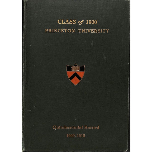 1910s The Class of 1900 Princeton University: Quindecennial Record 1900-1915 For Sale - Image 5 of 5