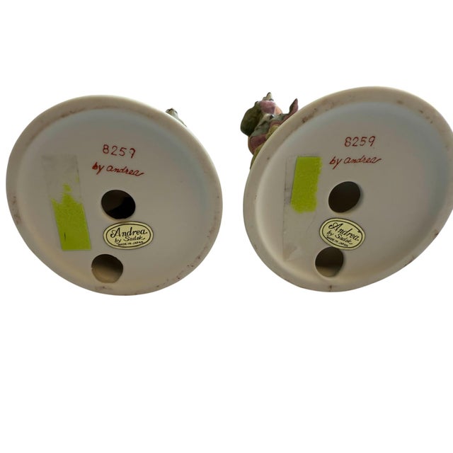 Late 20th Century Girl and Boy Holding Sheep 8259 by Andrea by Sadek - Set of 2 For Sale In Indianapolis - Image 6 of 6