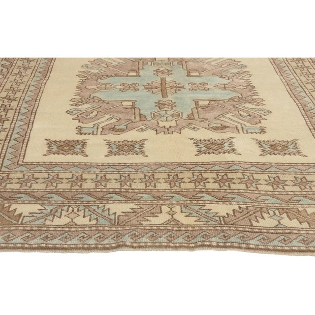 Contemporary Turkish Kazak Rug, 05'07 X 07'09 For Sale - Image 4 of 10