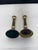 Neoclassical Pair of Brass Candlesticks For Sale - Image 3 of 5
