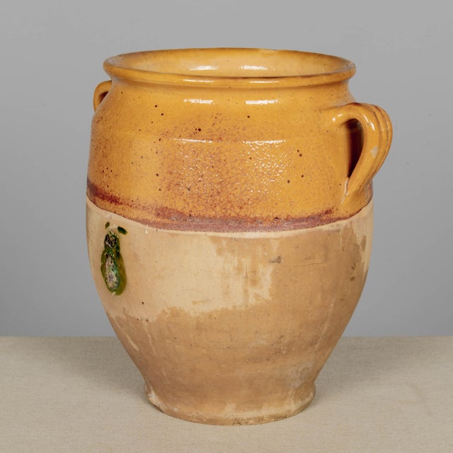 French Terracotta Vase or Pot À Confit 12"h For Sale - Image 4 of 11