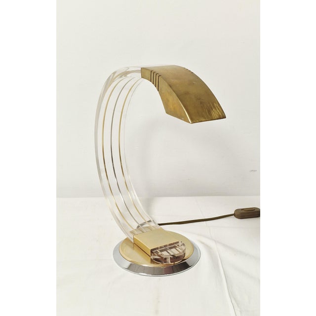 Vintage Italian Table Lamp, 1980s For Sale - Image 4 of 11