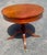 Traditional 1950s Mersman 7494 Vintage Drum Pedestal Table For Sale - Image 3 of 16