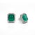 Natural Zambian Emerald Earring 11.06 Carats and 1.54 Cents in 14k Gold, A Pair For Sale - Image 4 of 18