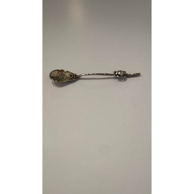 Metal Antique Gorham "Narragansett" Sterling Silver Figural Crab Spoon For Sale - Image 7 of 8