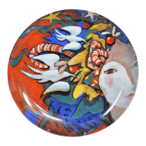 1920s Swid Powell Michaele Vollbrach Blommingdale's Mkhaele Princess Porcelain Plate