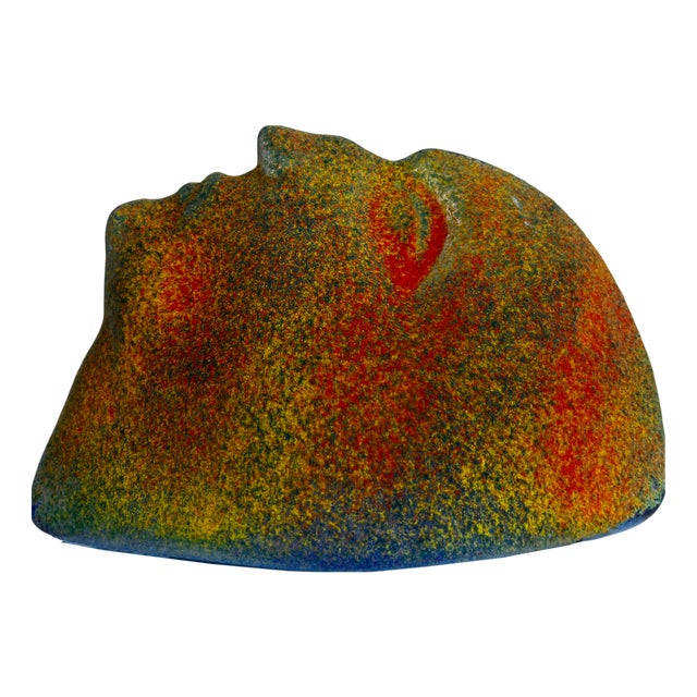 Head Wall Sculpture from Kosta Boda, Småland, Sweden, 1960s For Sale