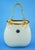 Measurements: height: 19.5 cm; width: 12 cm; depth: 5.5 cm; weight: 0.558 kg item : a refined vintage glass vase shaped...