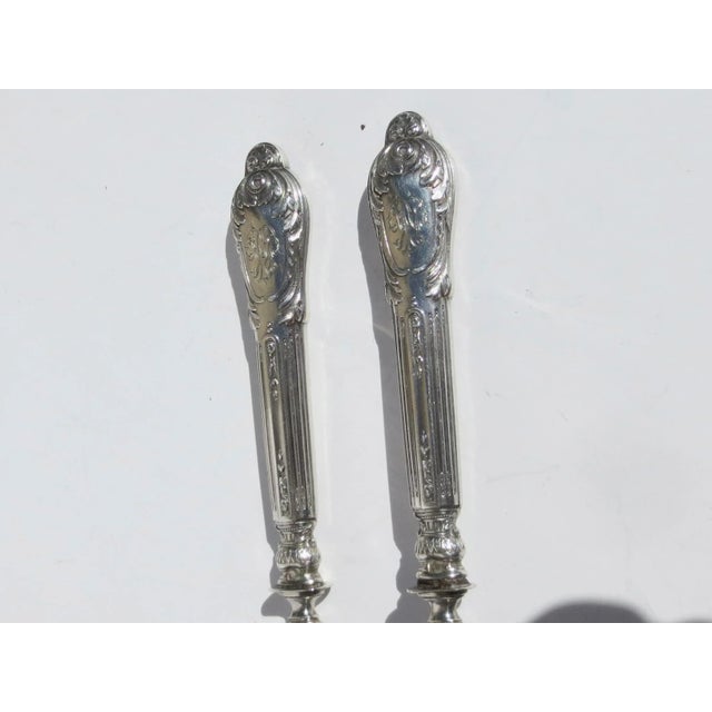 Beaux-Arts Antique Petit Four Serving Set Circa 1880s'- Pair of 2 For Sale - Image 3 of 6