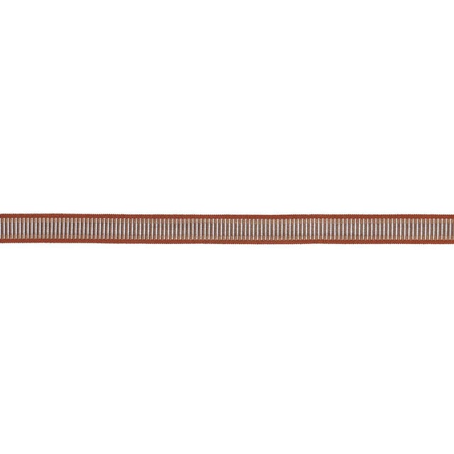 This simply designed braid has alternating striped bands of color tightly woven in an ottoman weave. It will add a...