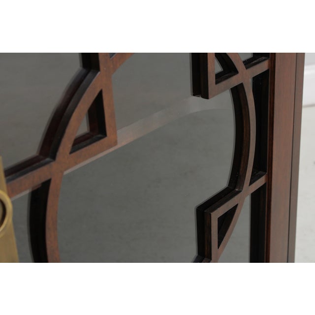 Brown Henkel Harris Mahogany Asian Style Media Cabinet For Sale - Image 8 of 13