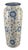 Vintage Pottery Blue & White Hand Painted Floral 17.5'' Tall Floor Table Vase For Sale - Image 13 of 13