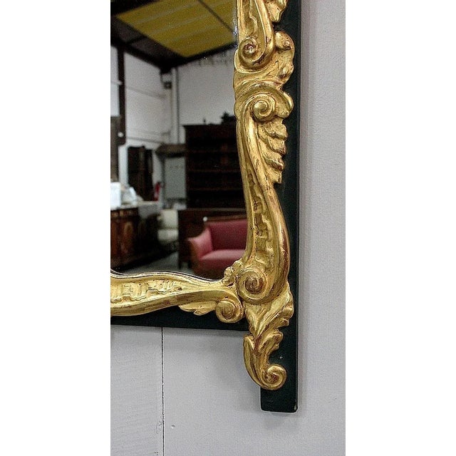 Small Antique Louis XVI Style Gilded Wood Mirror For Sale - Image 17 of 18