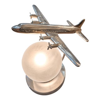 Vintage Eichholtz Airplane Lamp, 1990s For Sale