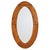 Swedish Oval Pine Wall Mirror by Glas Mäster Markaryd, 1960s For Sale In Chicago - Image 6 of 18