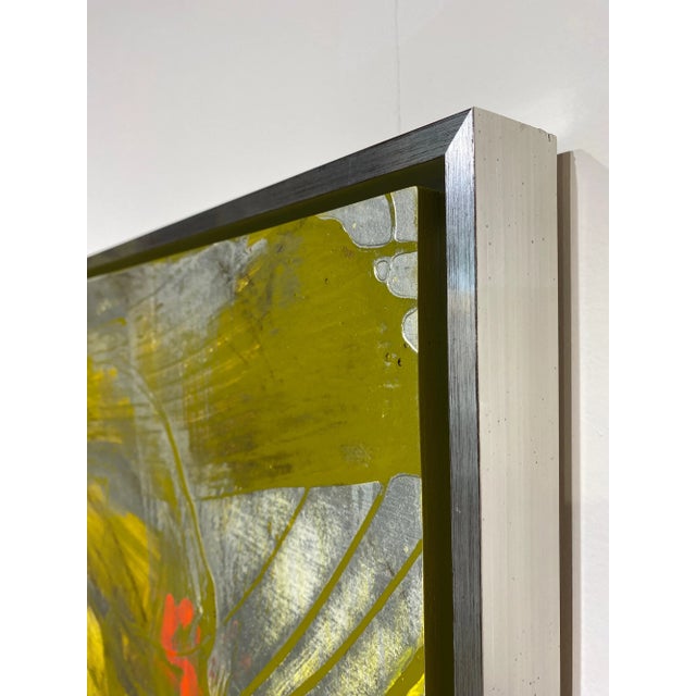 Mirtha Moreno Original Oil Painting on Panel Titled: AbEx 211 2022 For Sale - Image 10 of 12